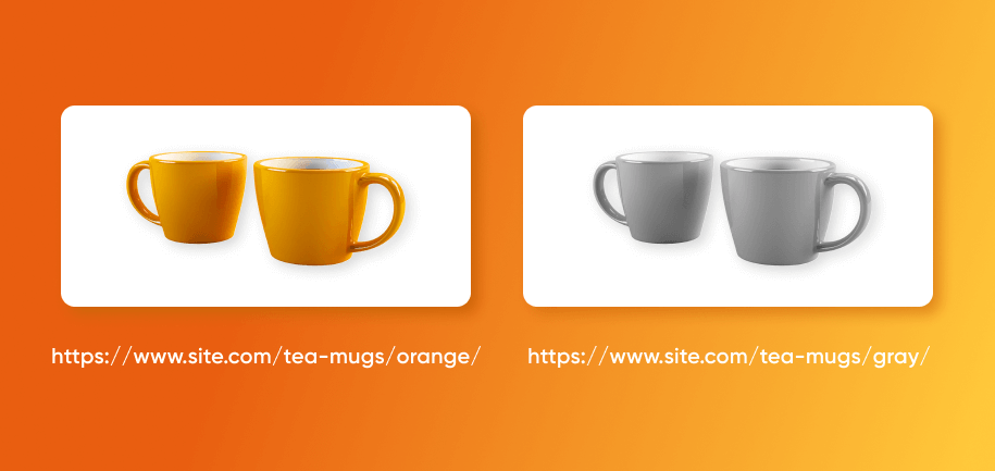 color variations of one product