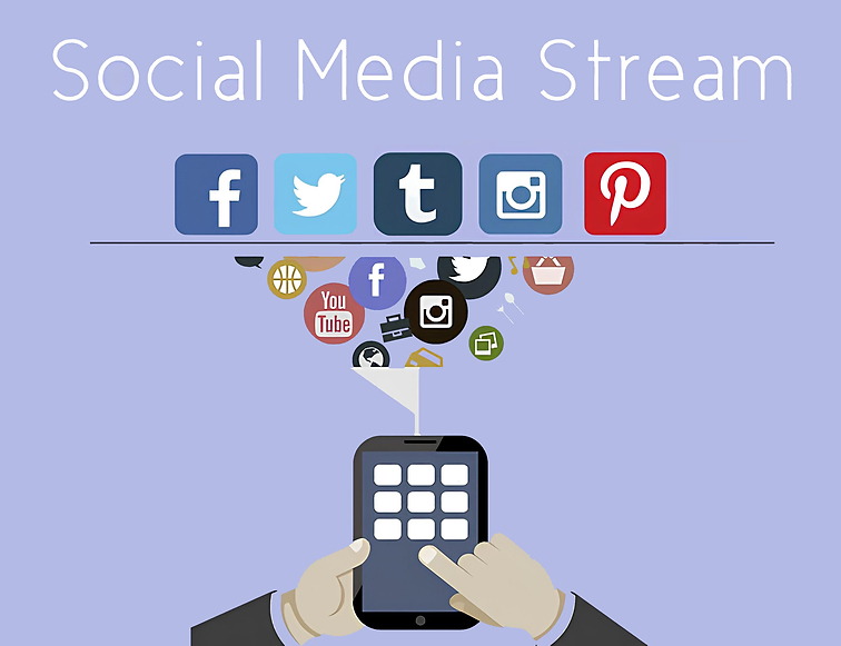 social media stream wix