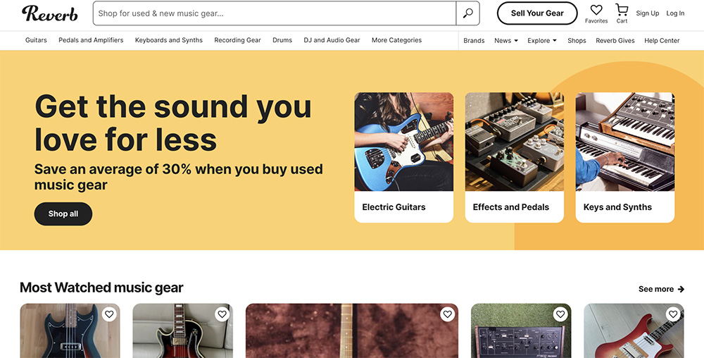 Reverb eBay Alternative