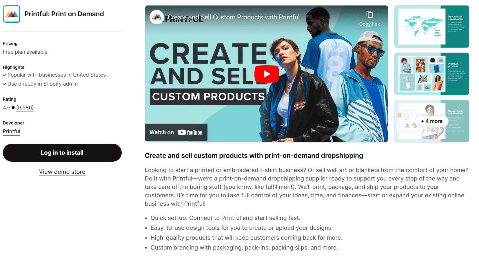 Printful Shopify Dropshipping Apps