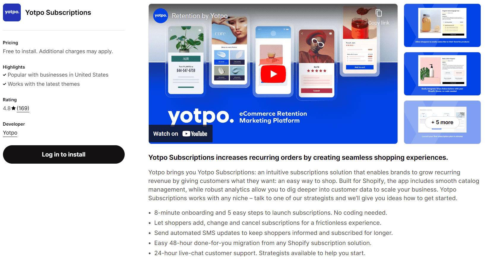 Yotpo Subscriptions