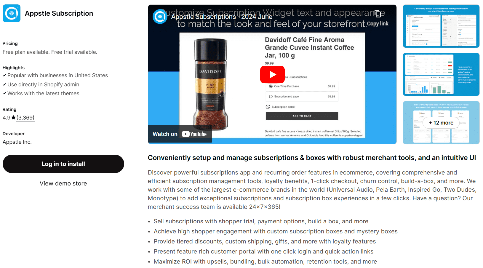 Appstle Subscriptions