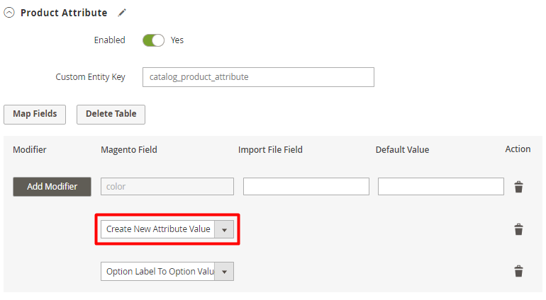 Magento 2 CSV Import - Create a new Attribute