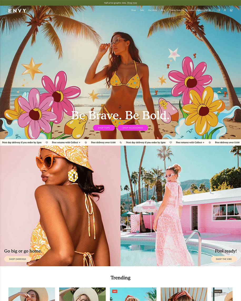 best converting shopify themes - Envy best converting shopify themes - Envy