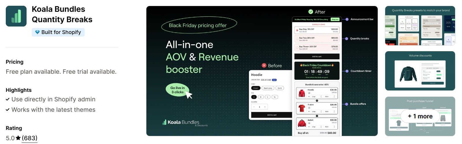 Shopify Apps for black friday - koala Shopify Apps for black friday - koala