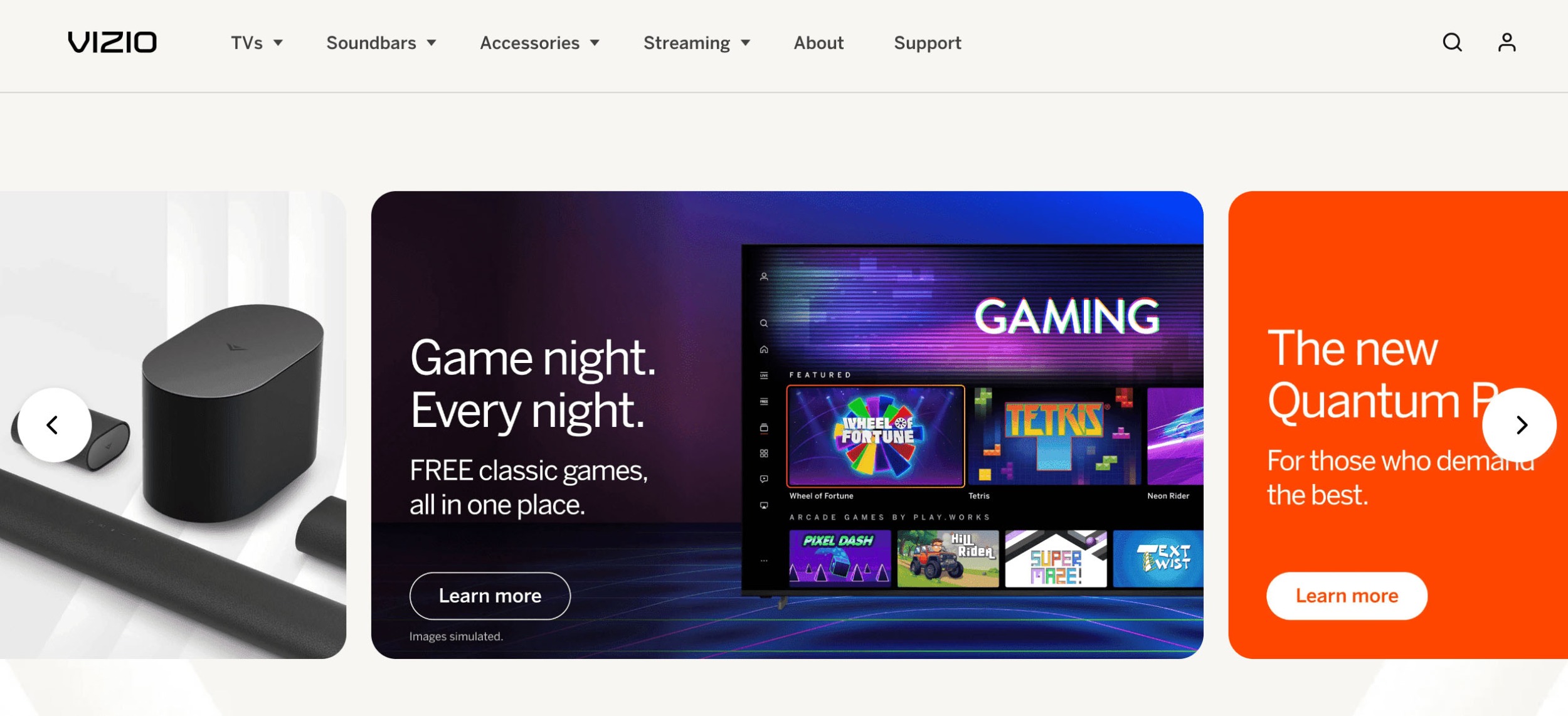 Vizio Magento Website