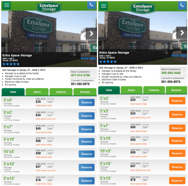 AB Test Example - Button Colors