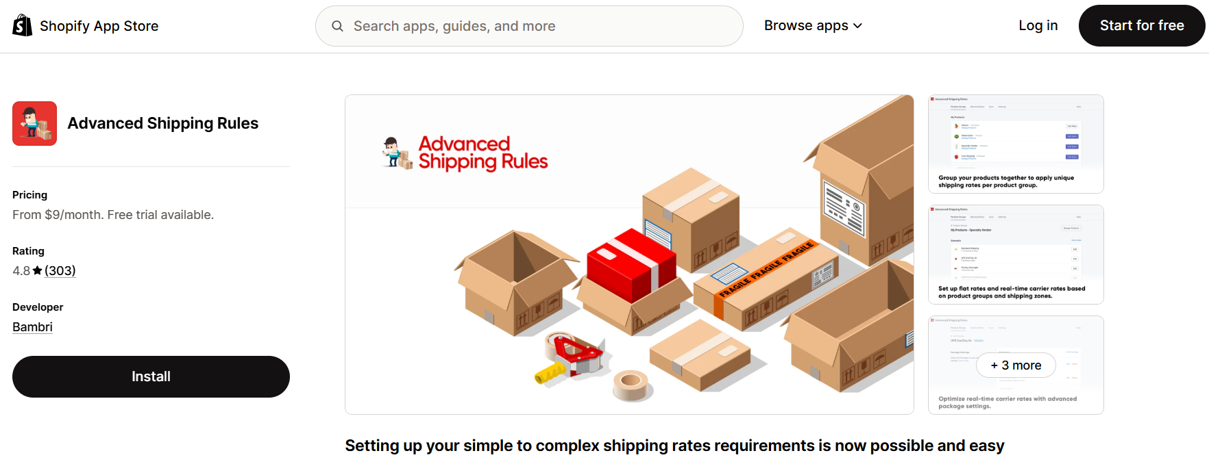 Advanced Shipping Rules
