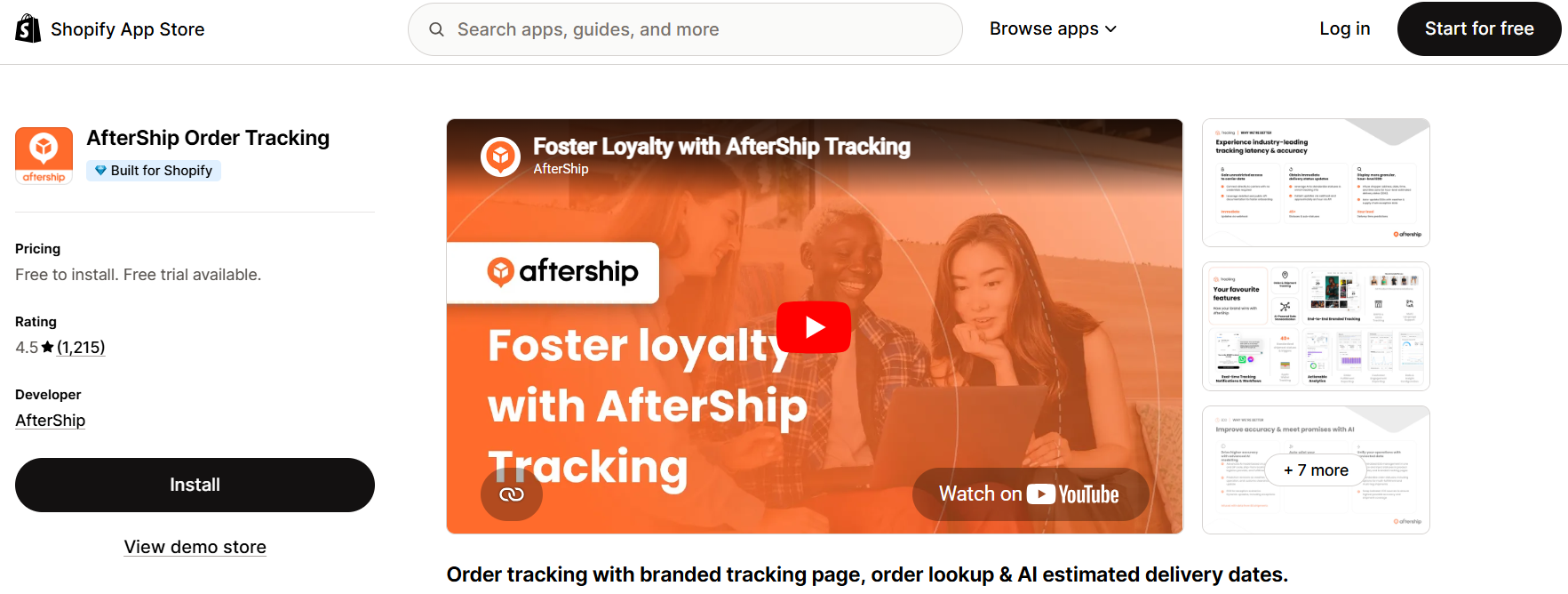 AfterShip Order Tracking