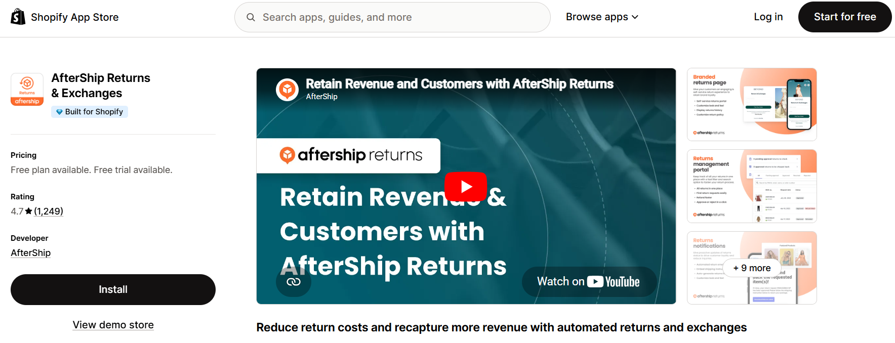 AfterShip Returns & Exchanges