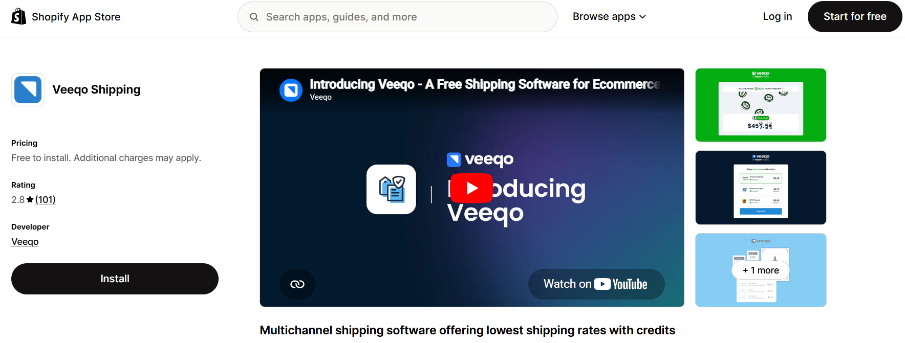 Veeqo Shipping