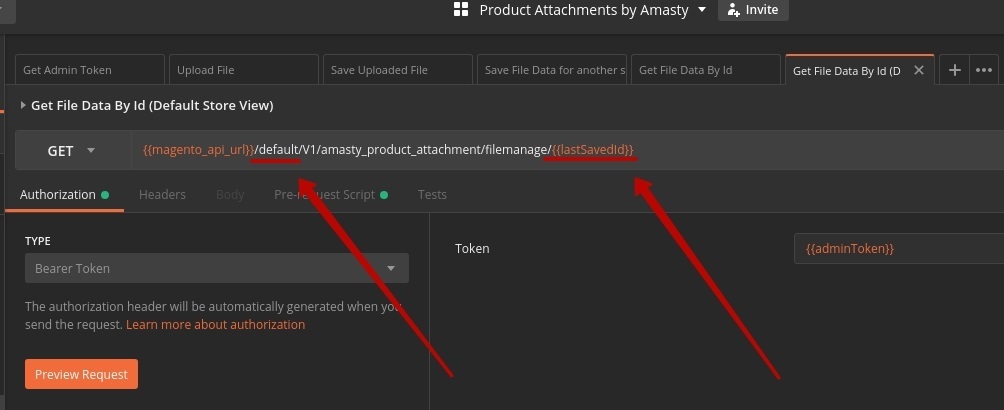 set the url indicating the needed store view and the file id in magento 2 set the url indicating the needed store view and the file id in magento