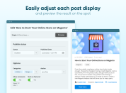 easily adjust blog posts display