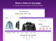 Сreate a sense of urgency to boost sales