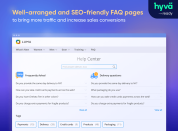 Well-arranged and SEO-friendly FAQ pages