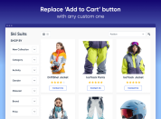 replace add to cart button with any custom button