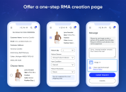 create multiple magento return requests in one place