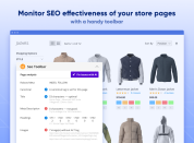 Monitor SEO effectiveness of your store pages with a handy toolbar 