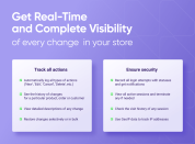 get real time visibility of every change