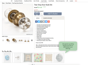 display up-selling items