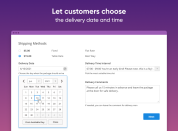 let customers choose the delivery date and time