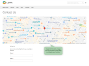 add the handy google map to your 'contact us' page