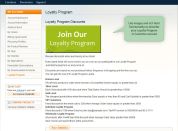 loyalty program description in the customer account