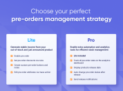 choose your perfect pre-orders management solution