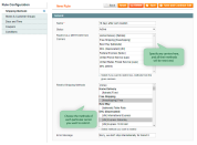 restrict specific methods from specific carriers or all methods from particular carriers