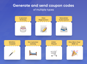 send promo codes based on unique customers' events