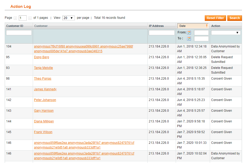 gdpr privacy policy popup