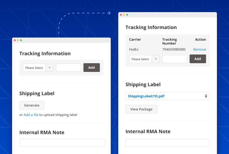 magento 2 rma labels