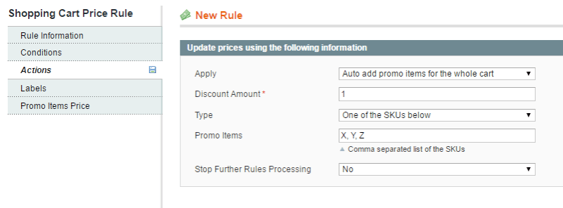 Auto Add promo Items - Amasty