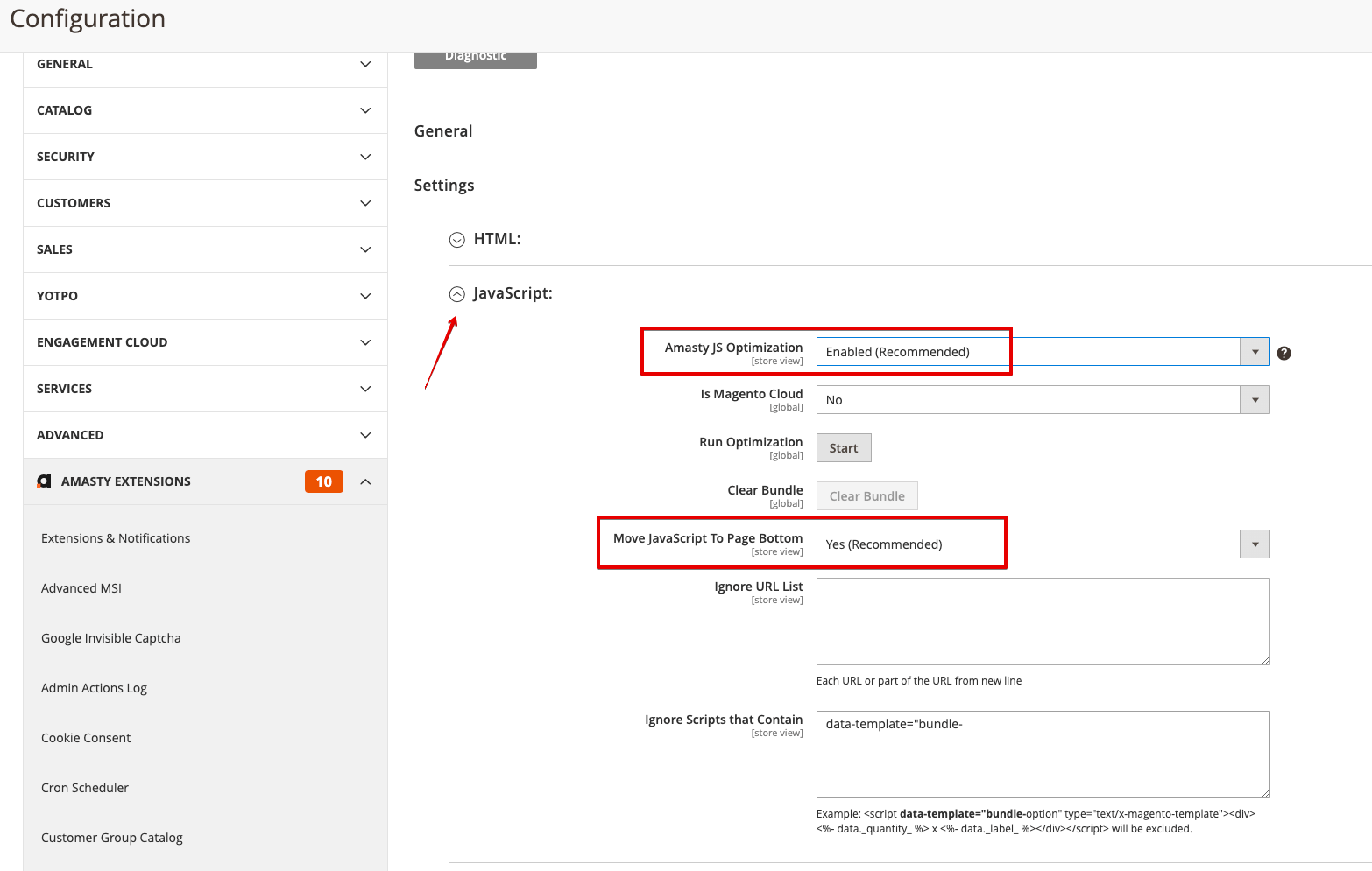 Magento 2 page speed