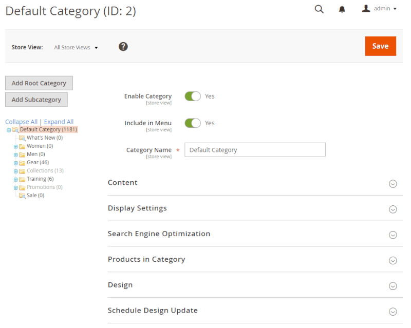 default-category-magento