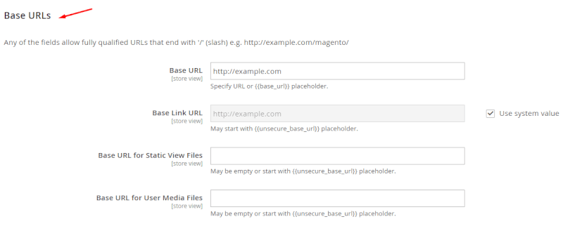 base-urls-magento