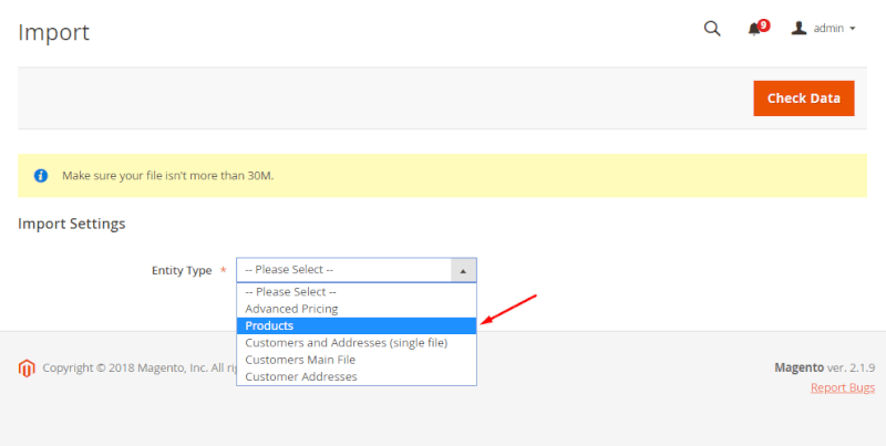 magento-2-product-import-download-sample-file