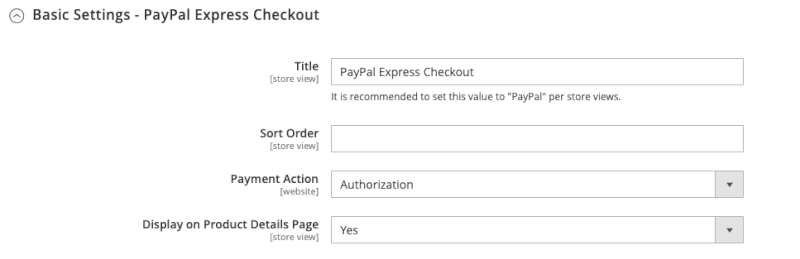 config sales payment methods